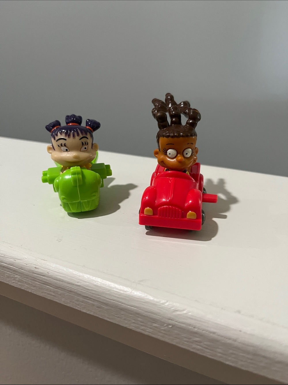 Rugrats 2001 Burger King Toys Susie Carmichael and Kimi Finster Reptarland Ride